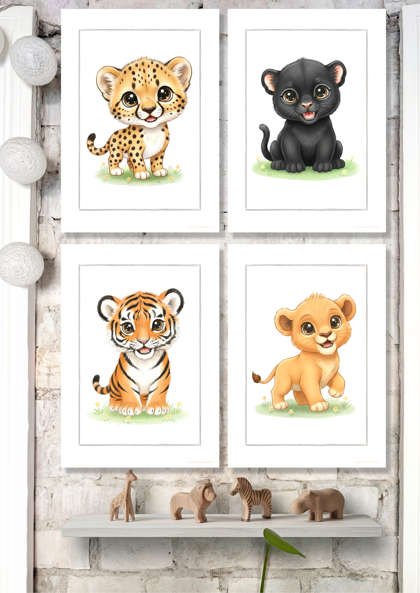 Den lille Gepard - Art Print