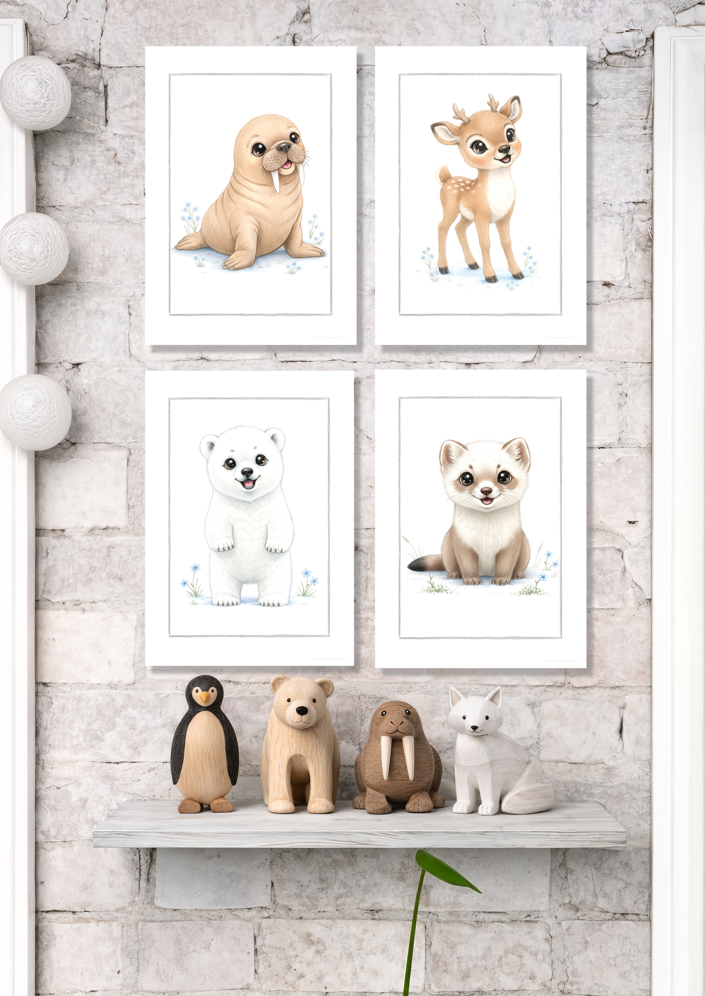 Den lille Hvalros - Art Print