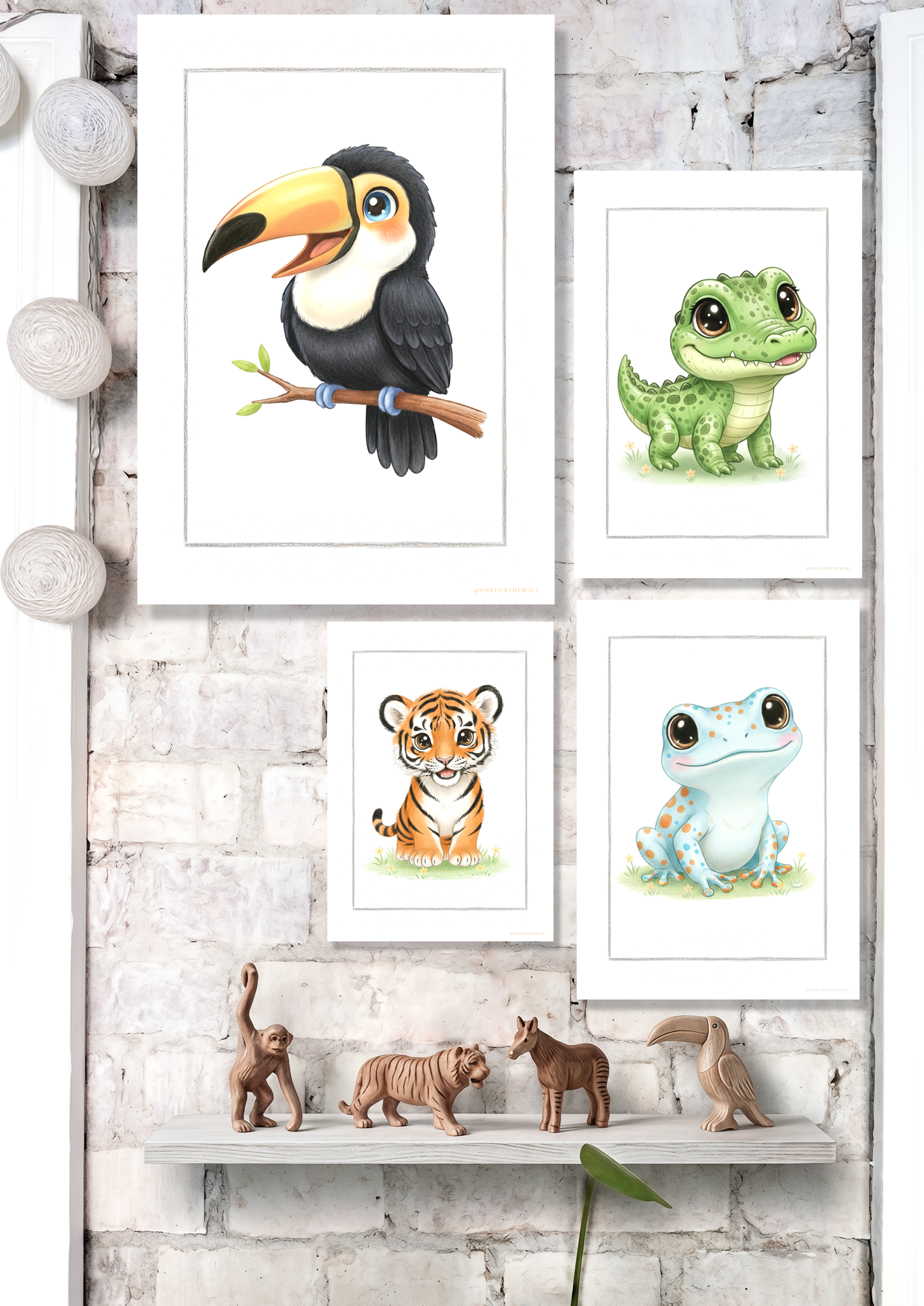 Den lille Tukan - Art Print