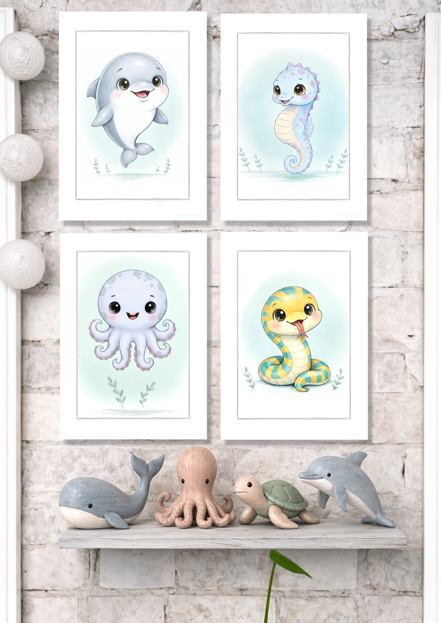 Den lille Delfin - Art Print
