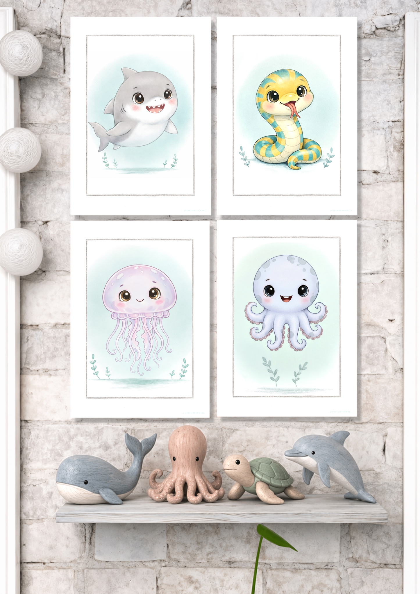 Den lille Haj - Art Print