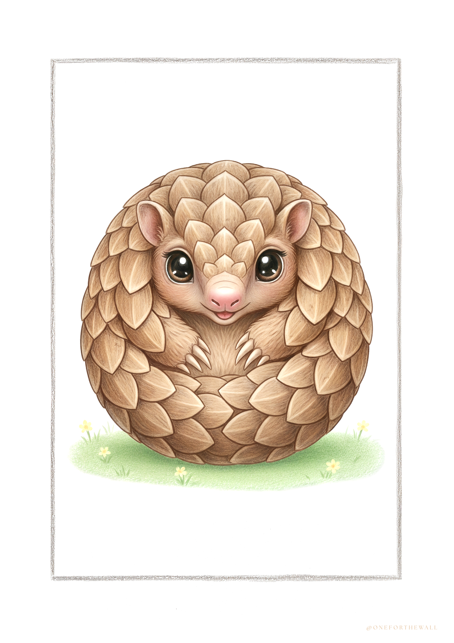 Det Lille Bæltedyr - Art Print