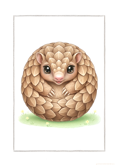 Det Lille Bæltedyr - Art Print