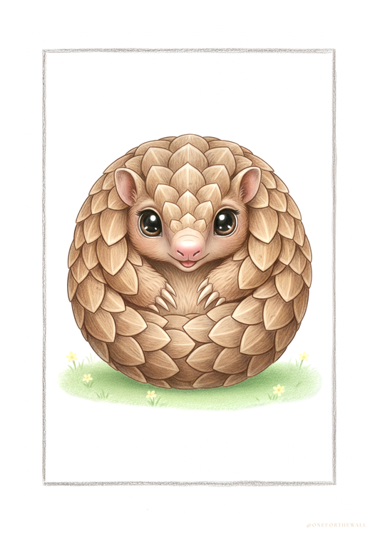 Det Lille Bæltedyr - Art Print