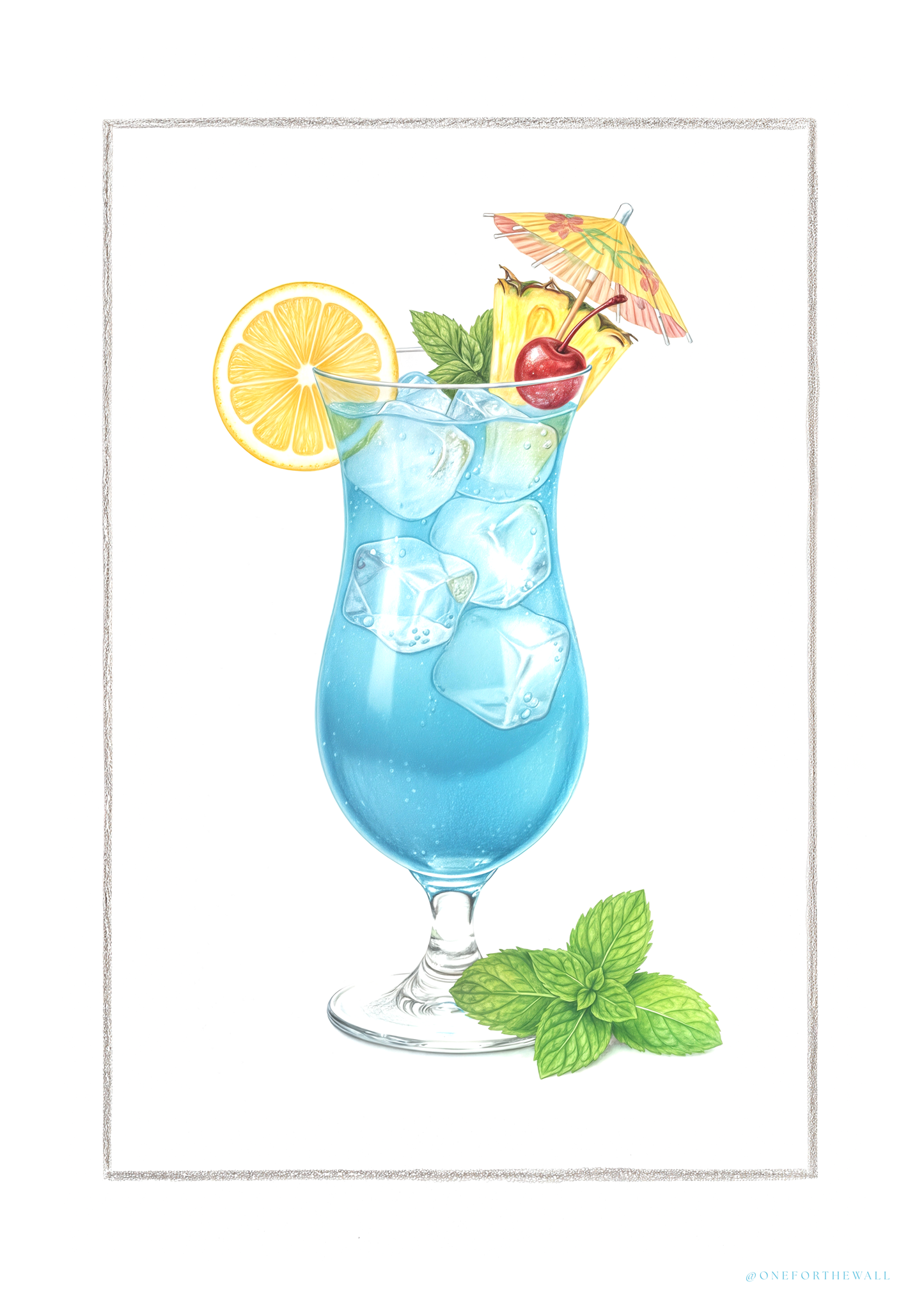 Blue Hawaii - Art Print