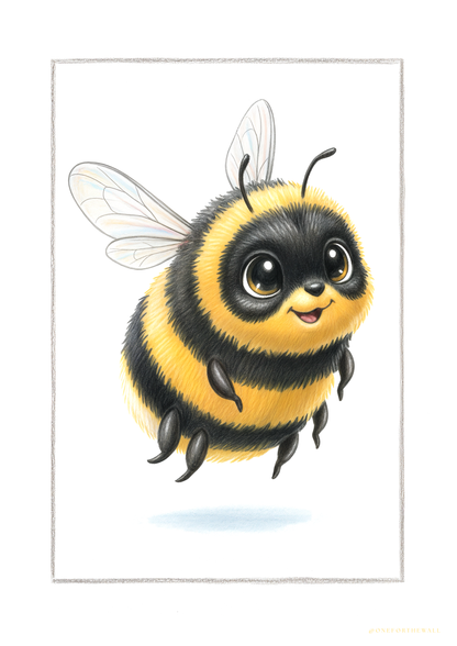 Den lille Bi - Art Print