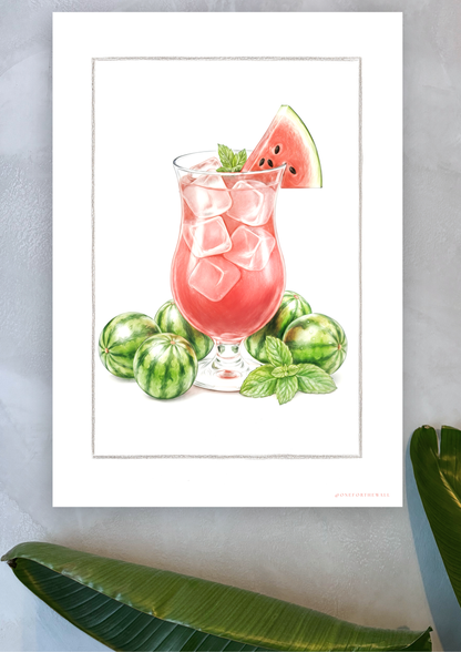 Watermelon Dream - Art Print