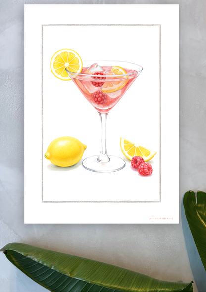 Raspberry Martini - Art Print
