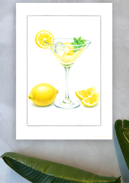 Limone Martini - Art Print