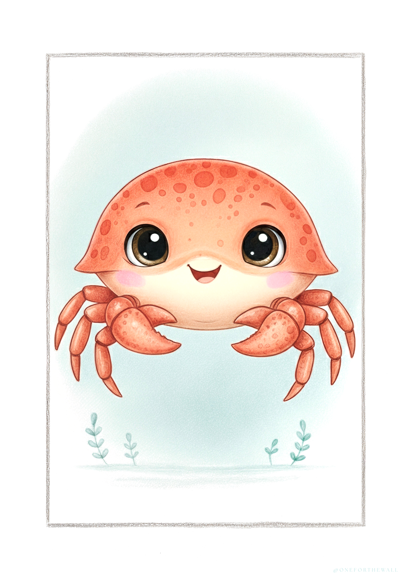 Den lille Krabbe - Art Print