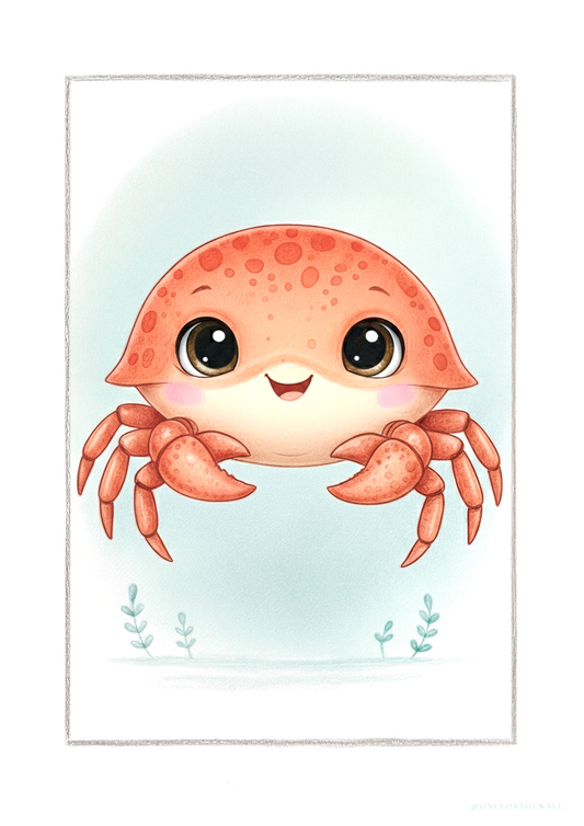 Den lille Krabbe - Art Print