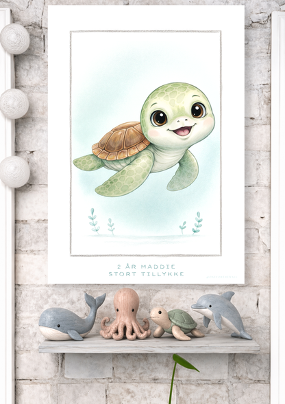Den lille Skildpadde - Art Print