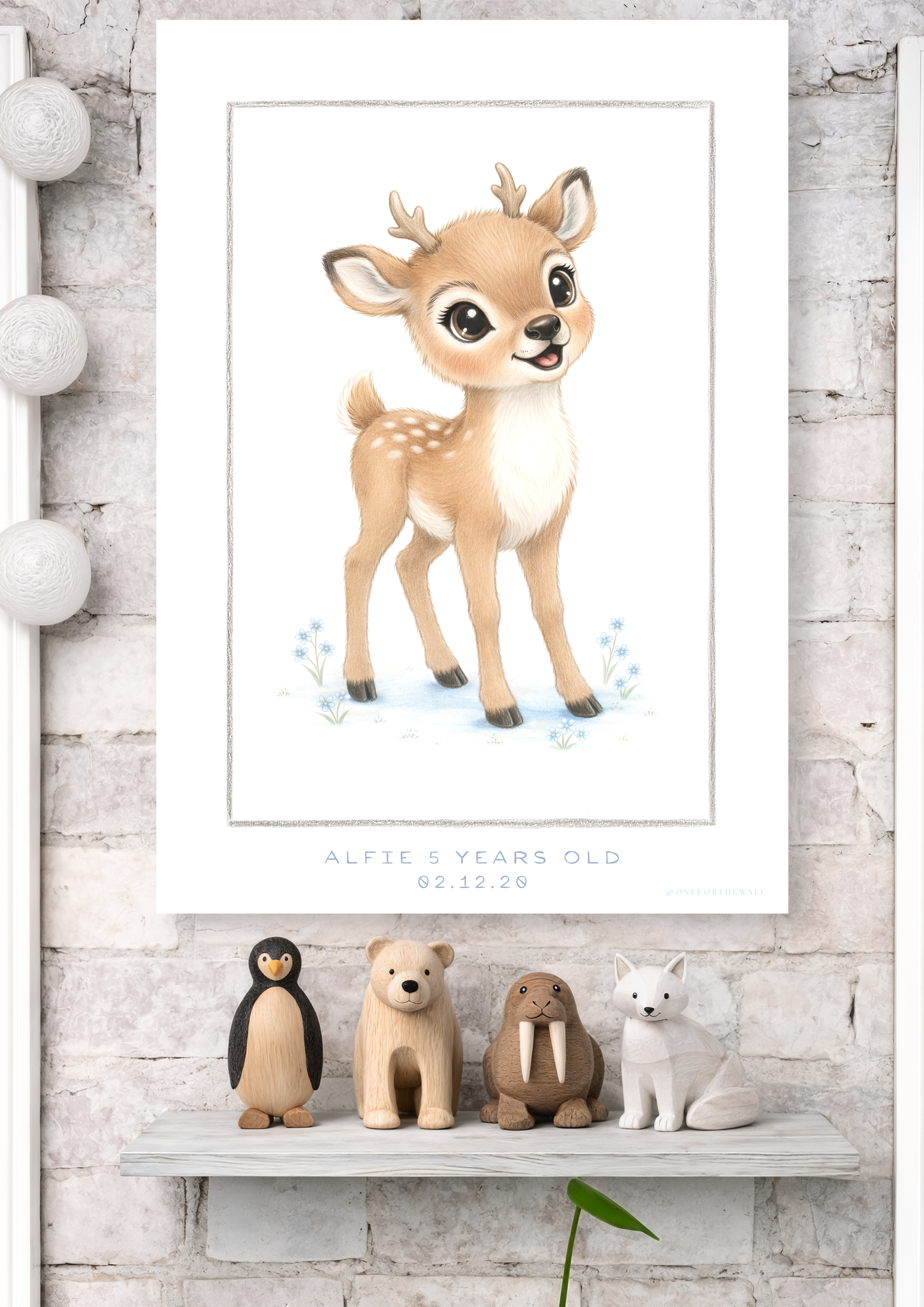 Det lille Rensdyr - Art Print