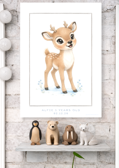 Det lille Rensdyr - Art Print