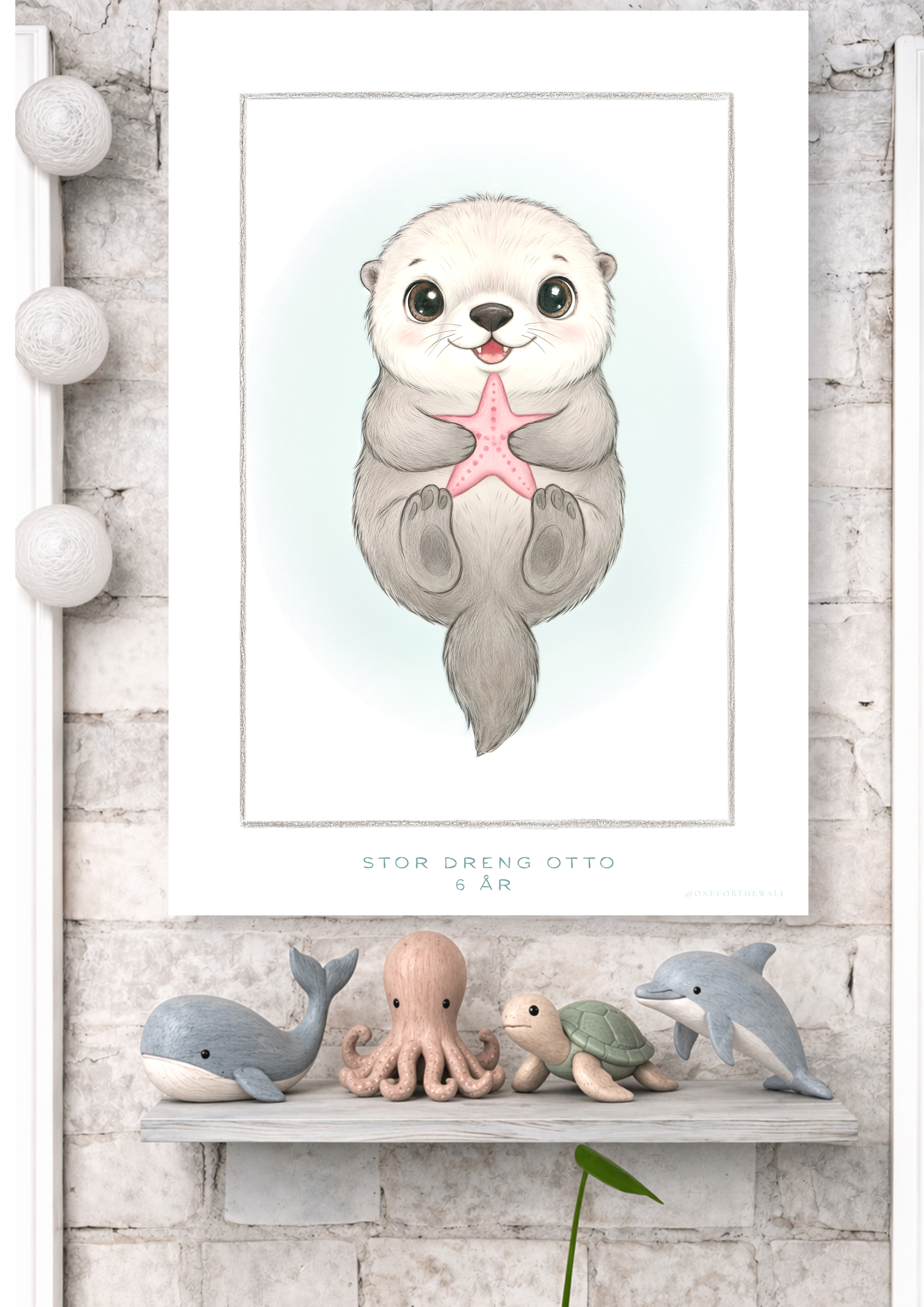 Den lille Odder - Art Print