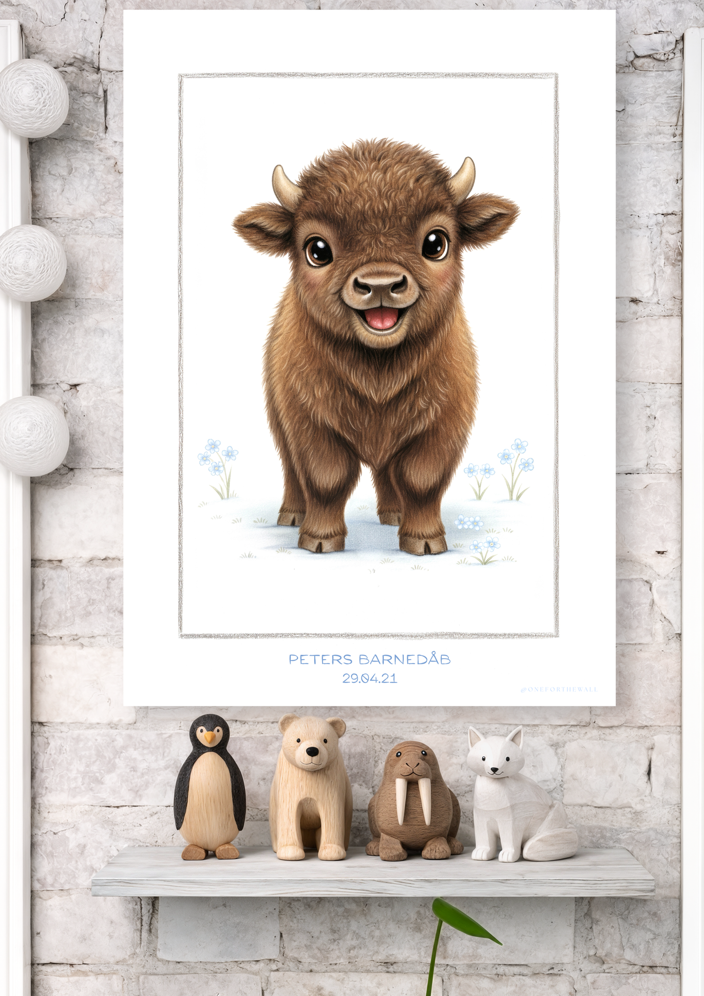 Den lille Moskus Okse - Art Print