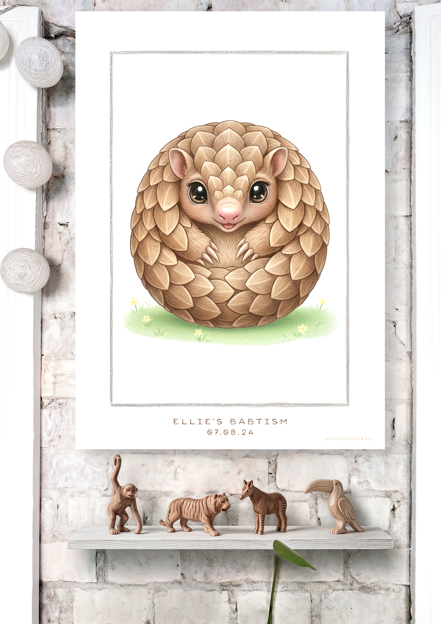 Det Lille Bæltedyr - Art Print