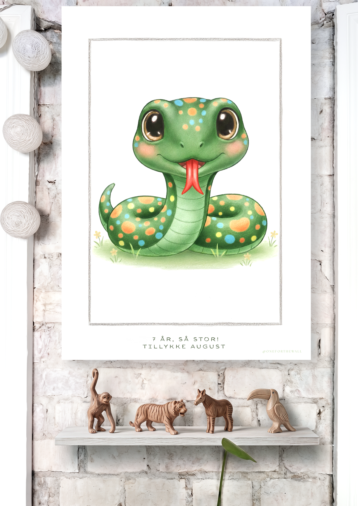 Den lille Slange - Art Print