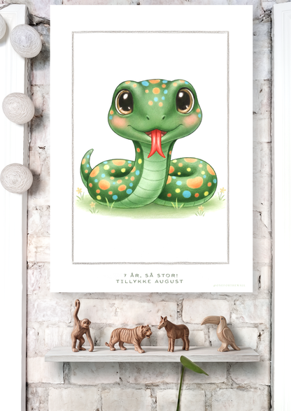 Den lille Slange - Art Print