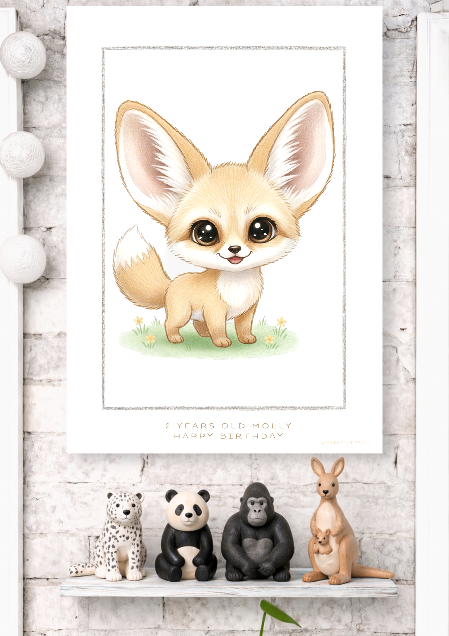 Den lille Ørkenræv - Art Print