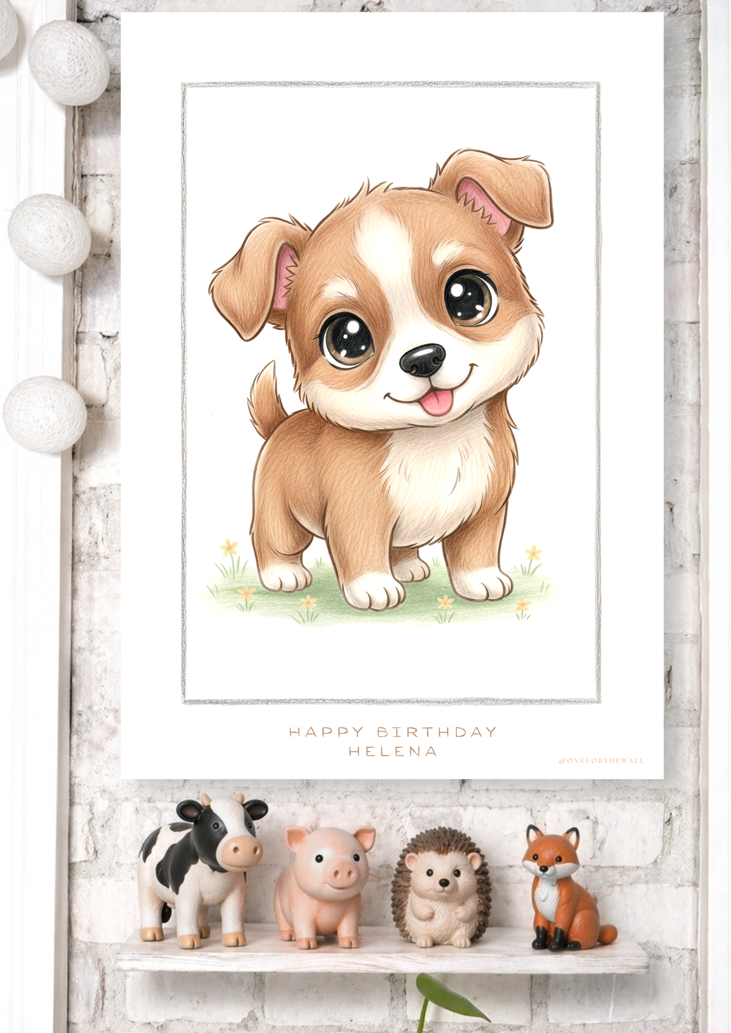 Den lille hund - Art Print