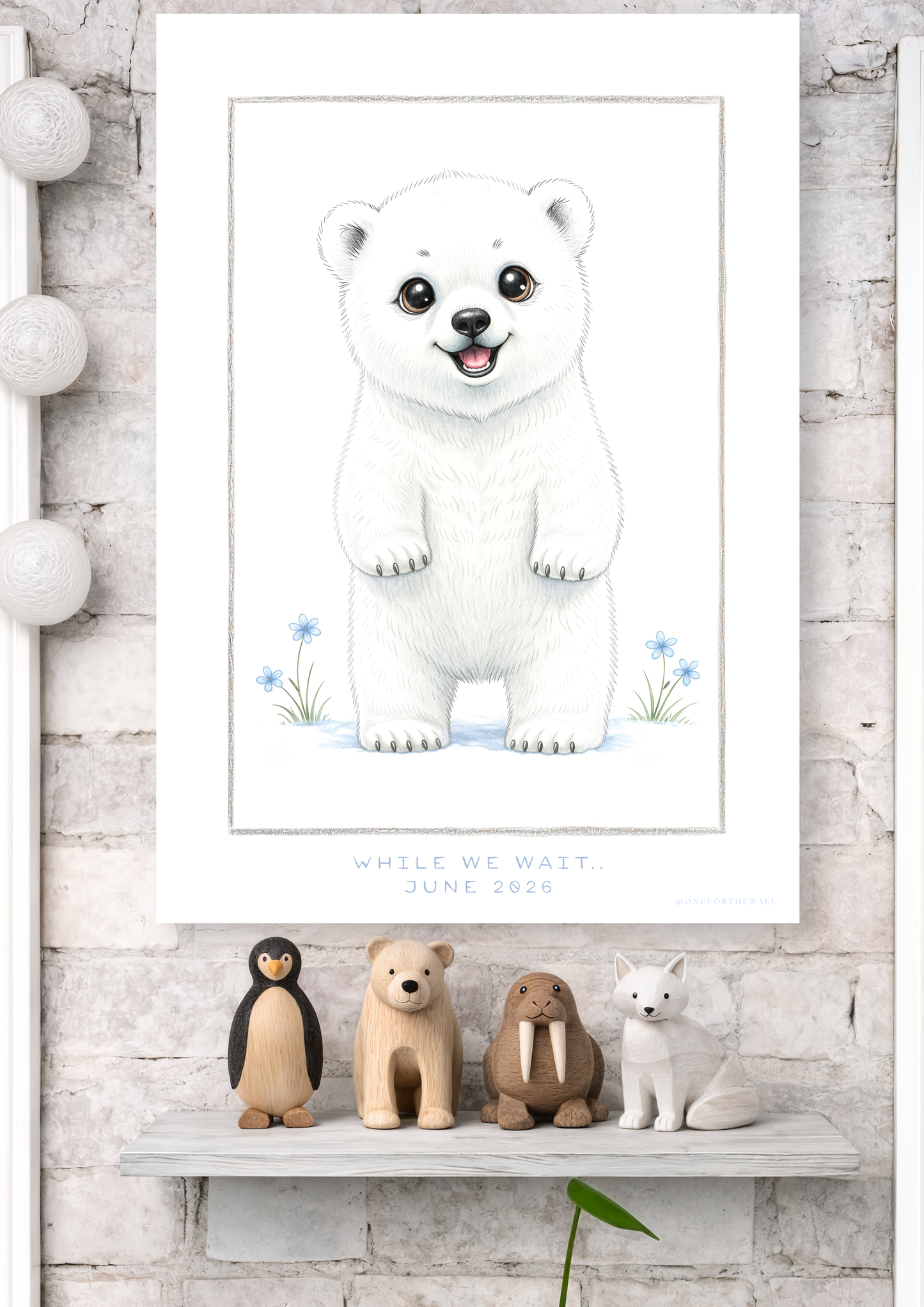 Den lille Isbjørn - Art Print