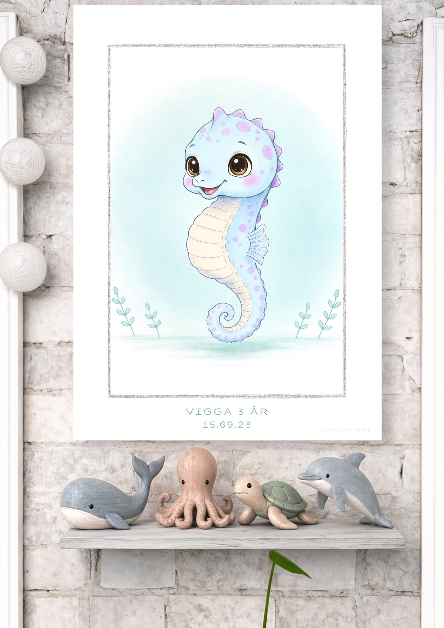 Den lille Søhest - Art Print