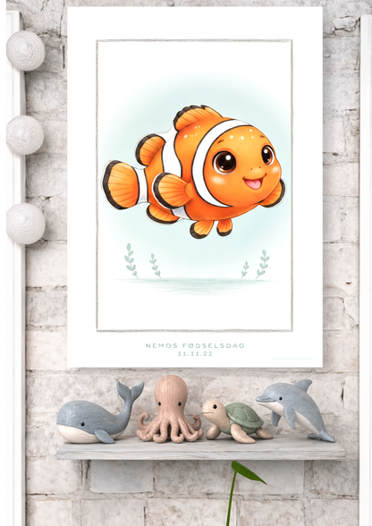 Den lille Klovnefisk - Art Print