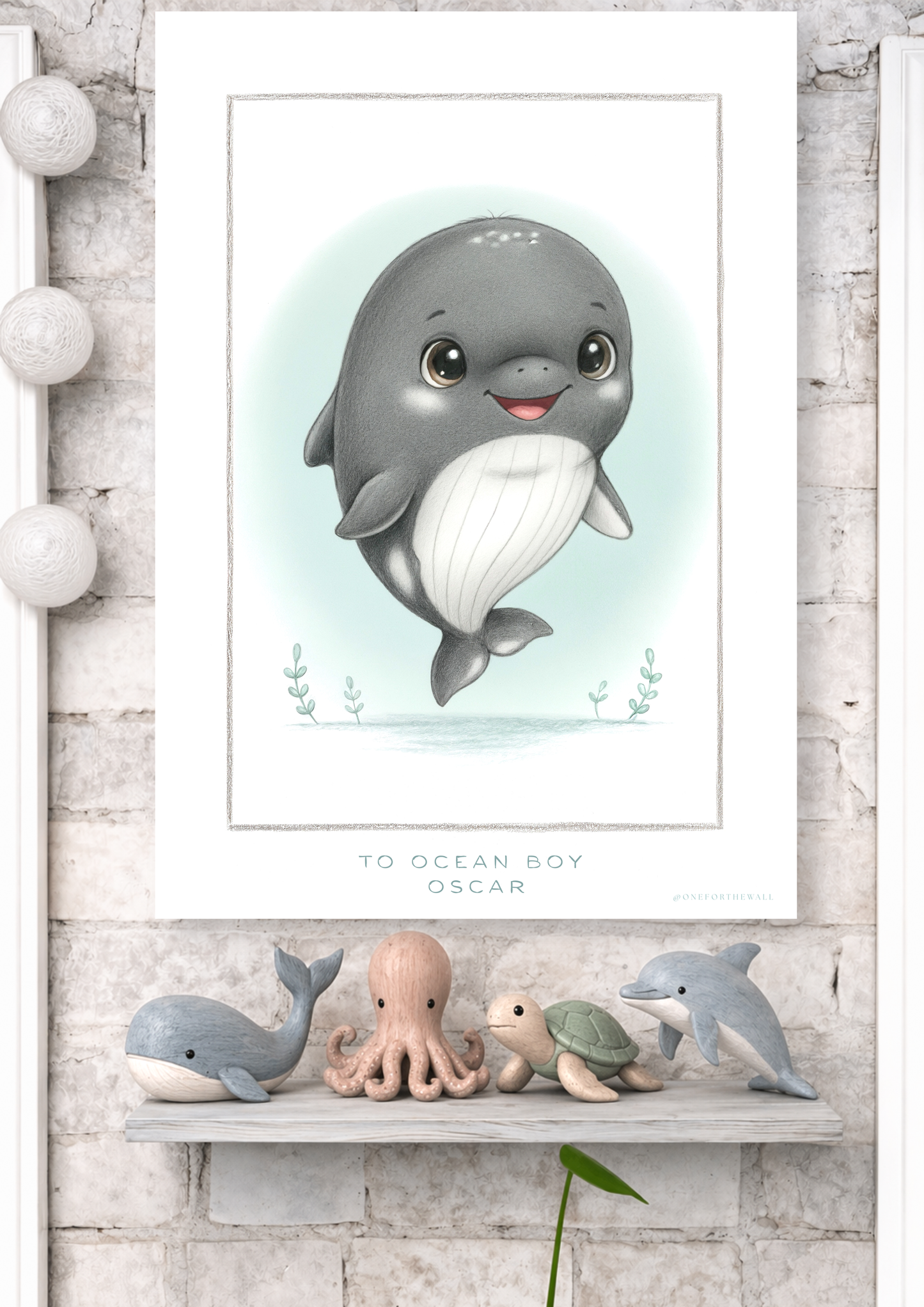 Den lille Hval - Art Print