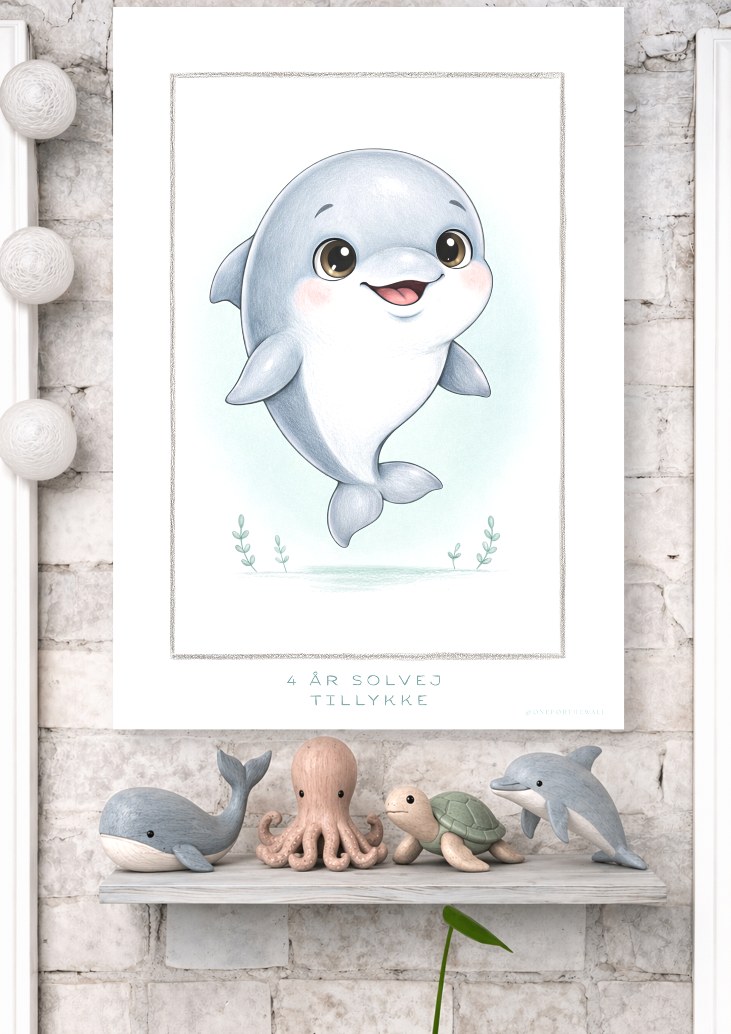 Den lille Delfin - Art Print