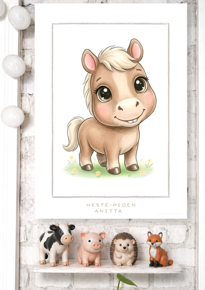 Den lille Hest - Art Print
