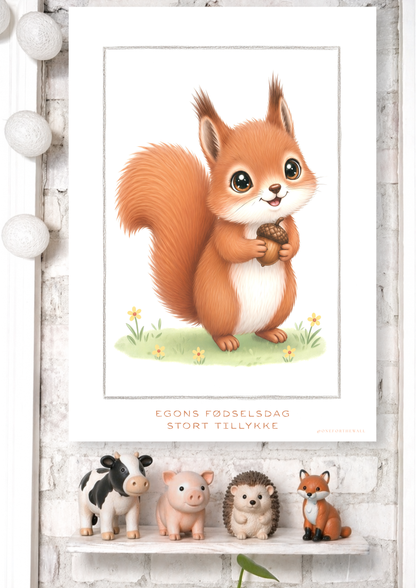 Det lille Egern - Art Print