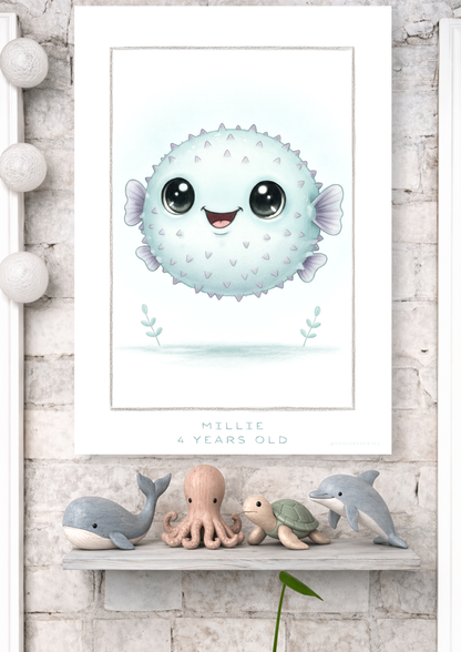 Den lille Puffer - Art Print