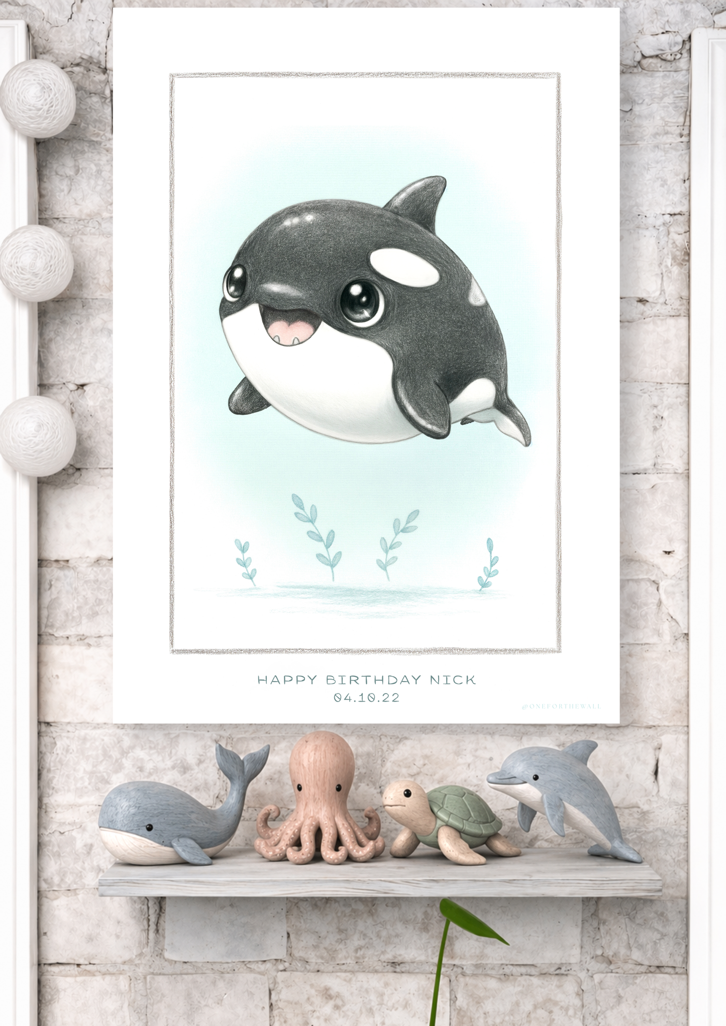 Den lille Spækhugger - Art Print