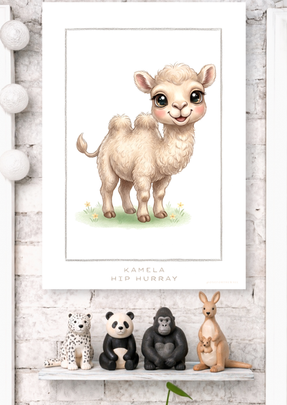 Den lille Kamel - Art Print