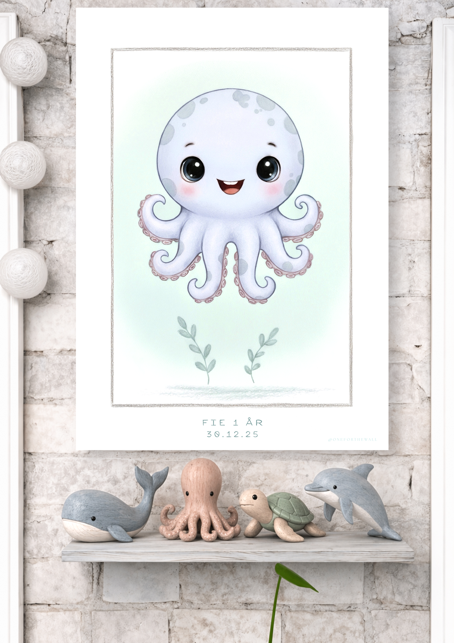Den lille Blæksprutte - Art Print