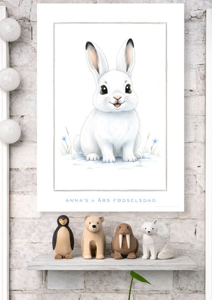 Den lille polar Kanin - Art Print