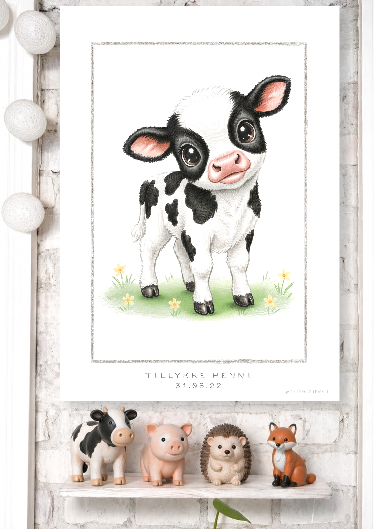 Den lille Ko - Art Print