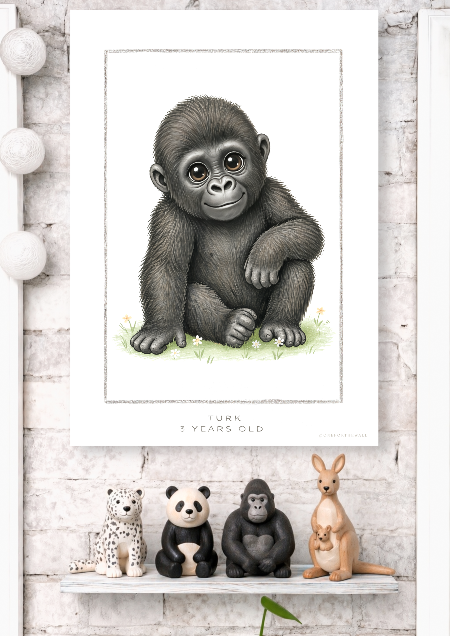 Den lille Gorilla - Art Print