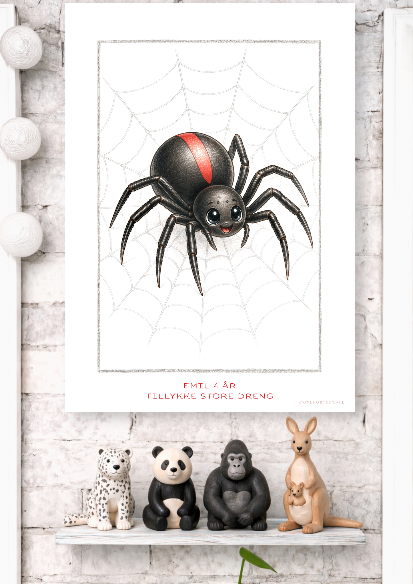 Den lille Edderkop - Art Print