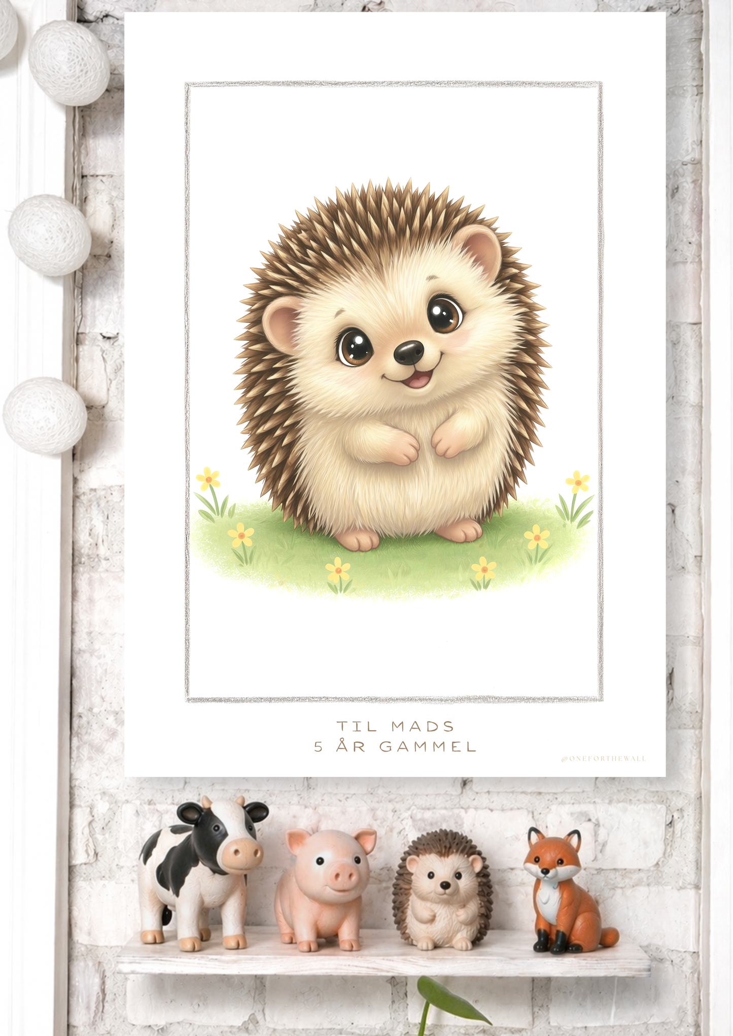 Det lille pindsvin - Art Print