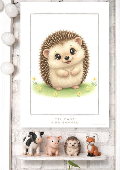 Det lille pindsvin - Art Print