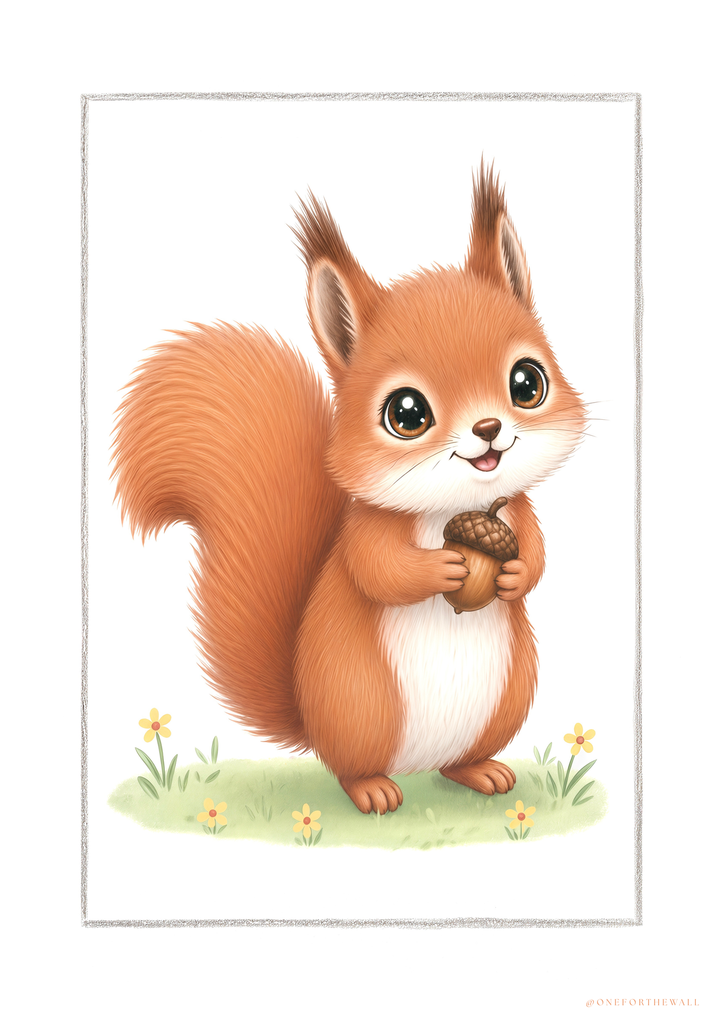 Det lille Egern - Art Print