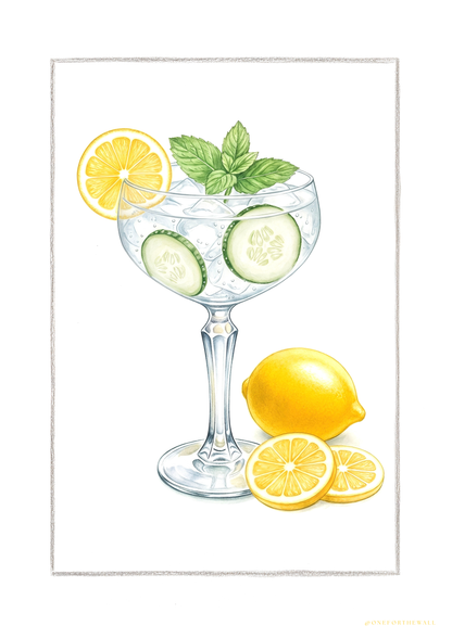 Gin & Tonic - Art Print