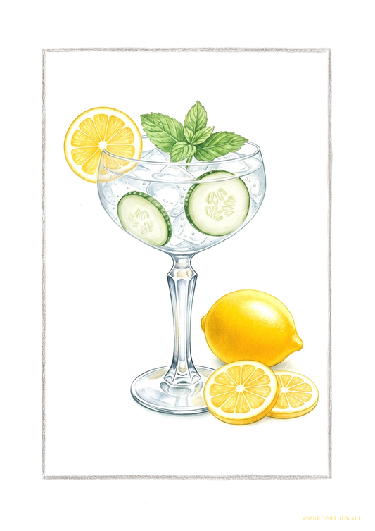 Gin & Tonic - Art Print
