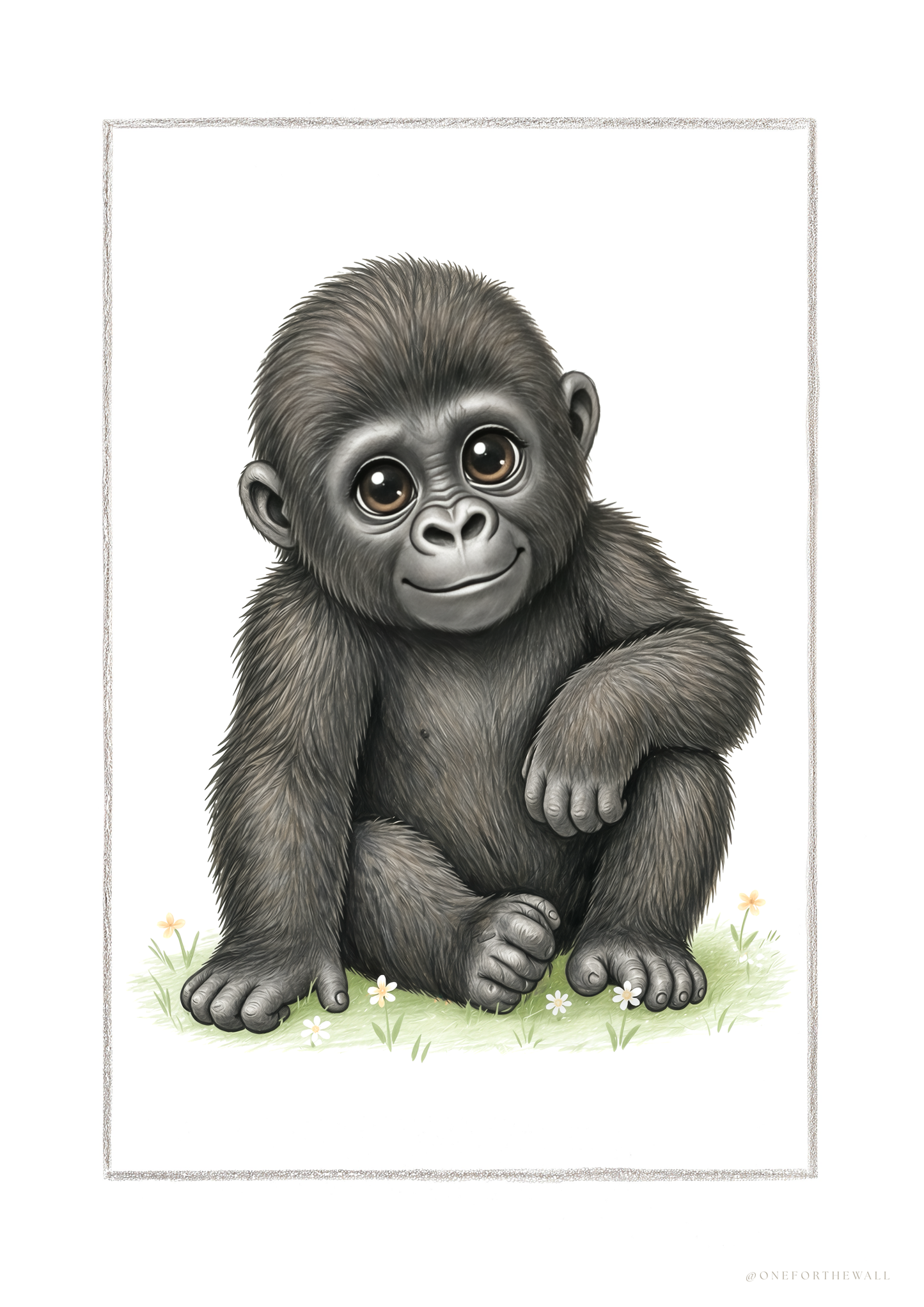Den lille Gorilla - Art Print
