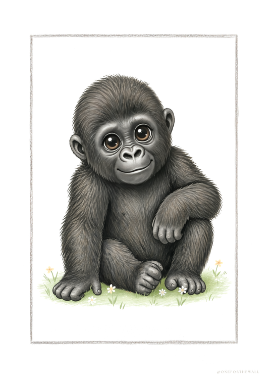 Den lille Gorilla - Art Print