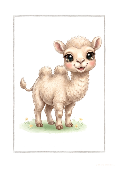 Den lille Kamel - Art Print