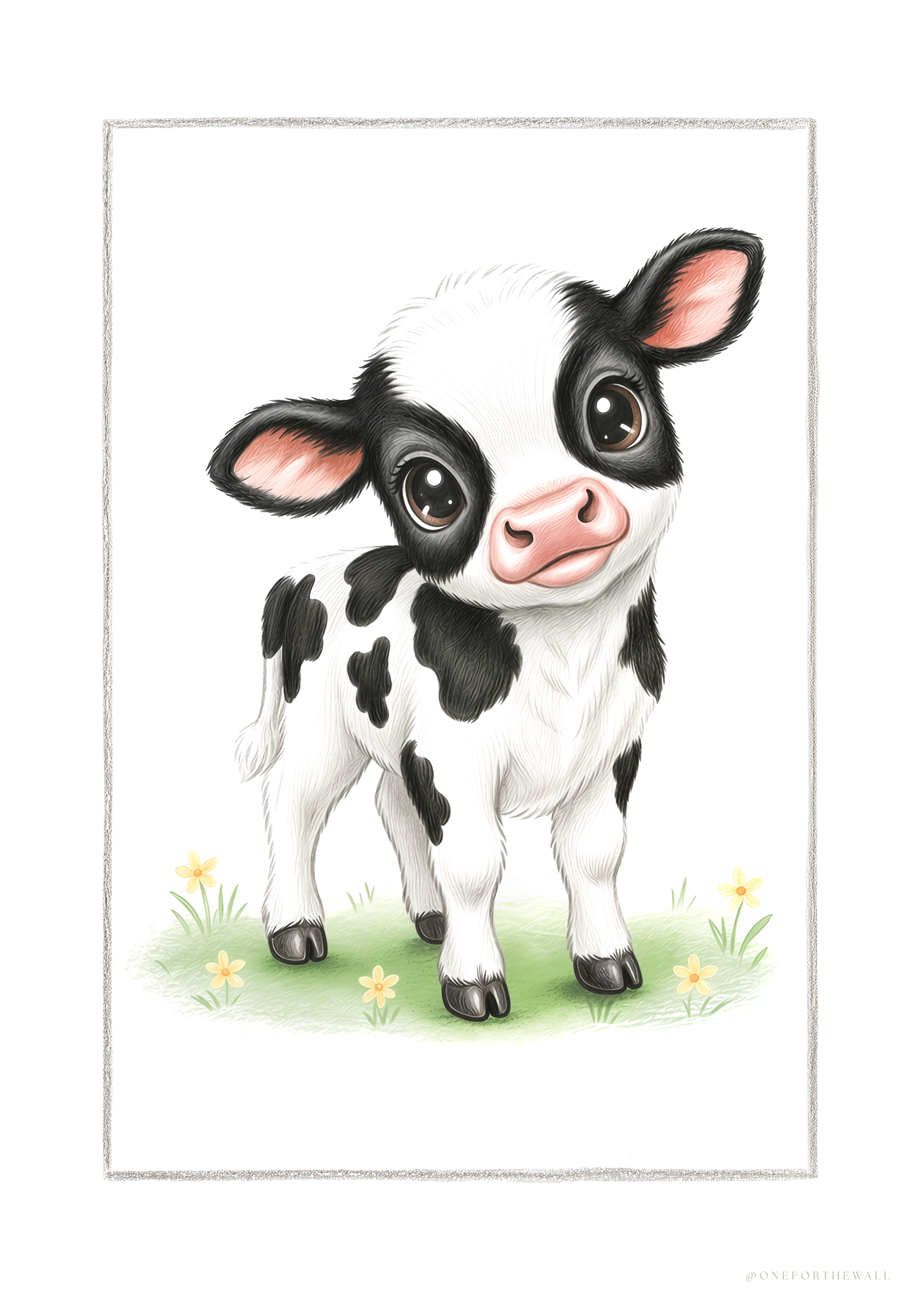 Den lille Ko - Art Print