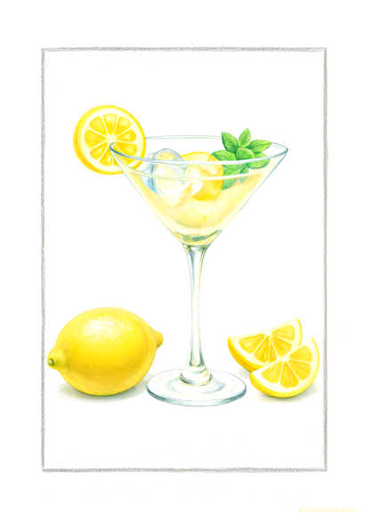 Limone Martini - Art Print